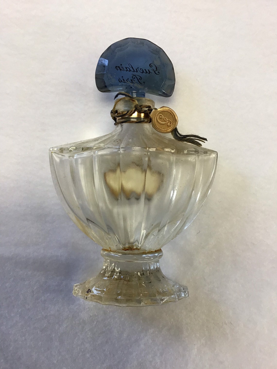 Vintage Shalimar Perfume Bottle Etsy
