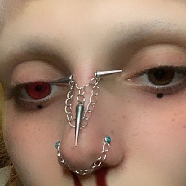 Bridge Piercing Jewelry Etsy