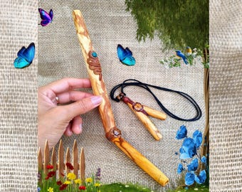 Pack, Tepi + Kuripe of Palo Santo Wood, Intense Aroma, Tipi, Shamanic Nasal Applicator.  An Entry. Spiritual Ceremony, Native Peru, Chakapa