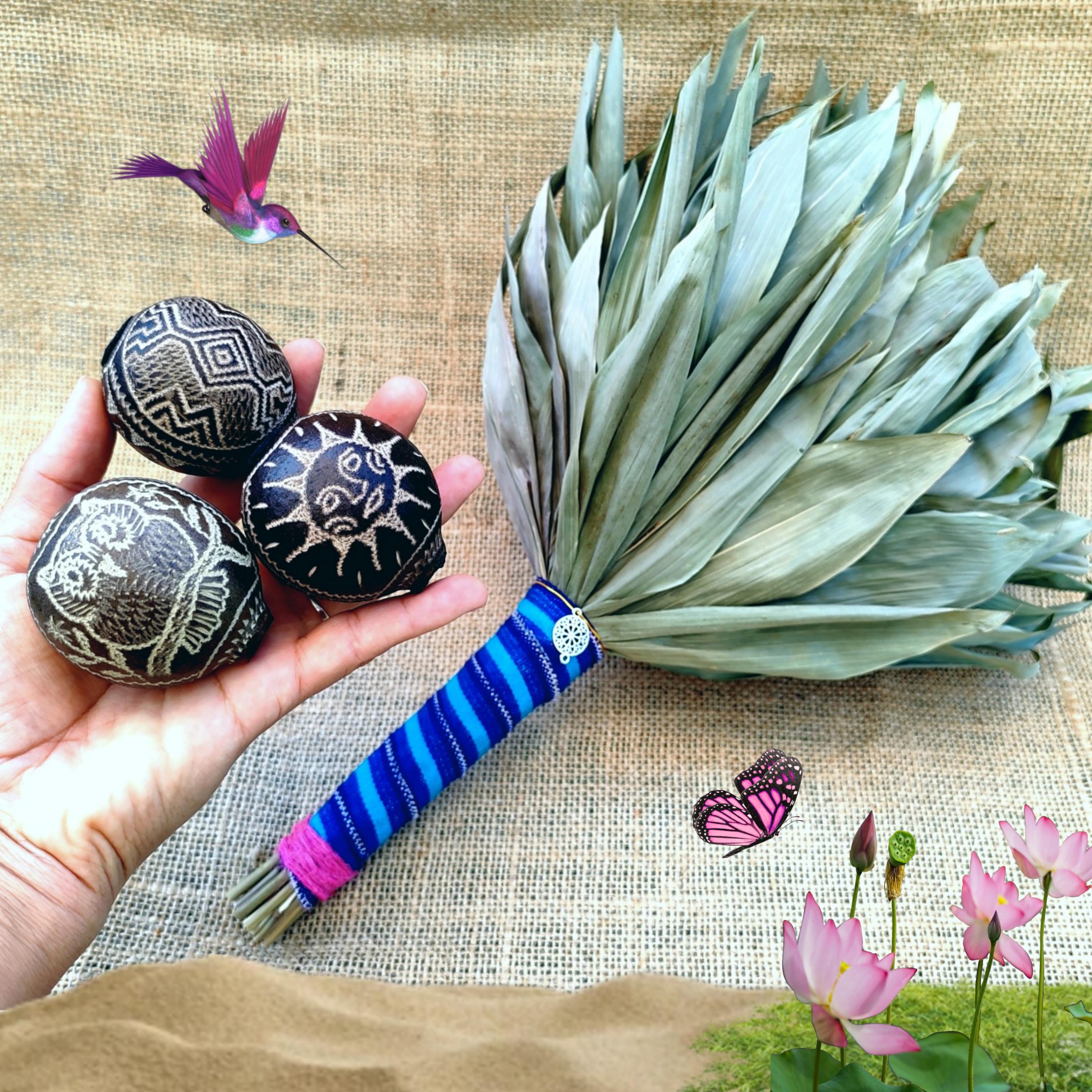 Amazonian Rattle Maraca, Authentic Shipibo Chakapa - Shaman's Tool, Spiritual Cleansing ...