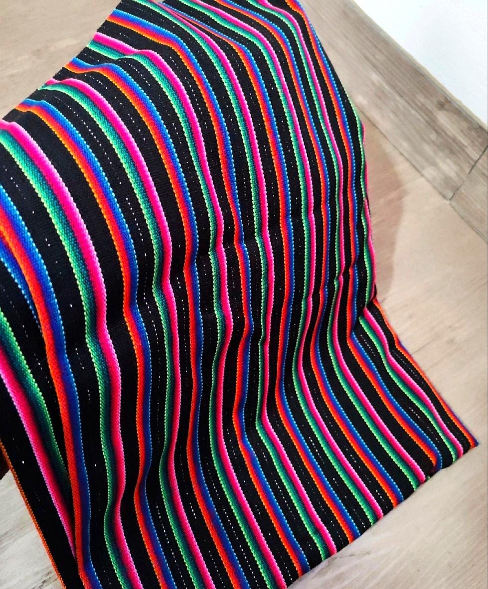 Large Ceremonial Blanket, Multicolor Native Loom- Andean Ethnic Machupichu- Loom For Altars -Chacapa - Varied Color