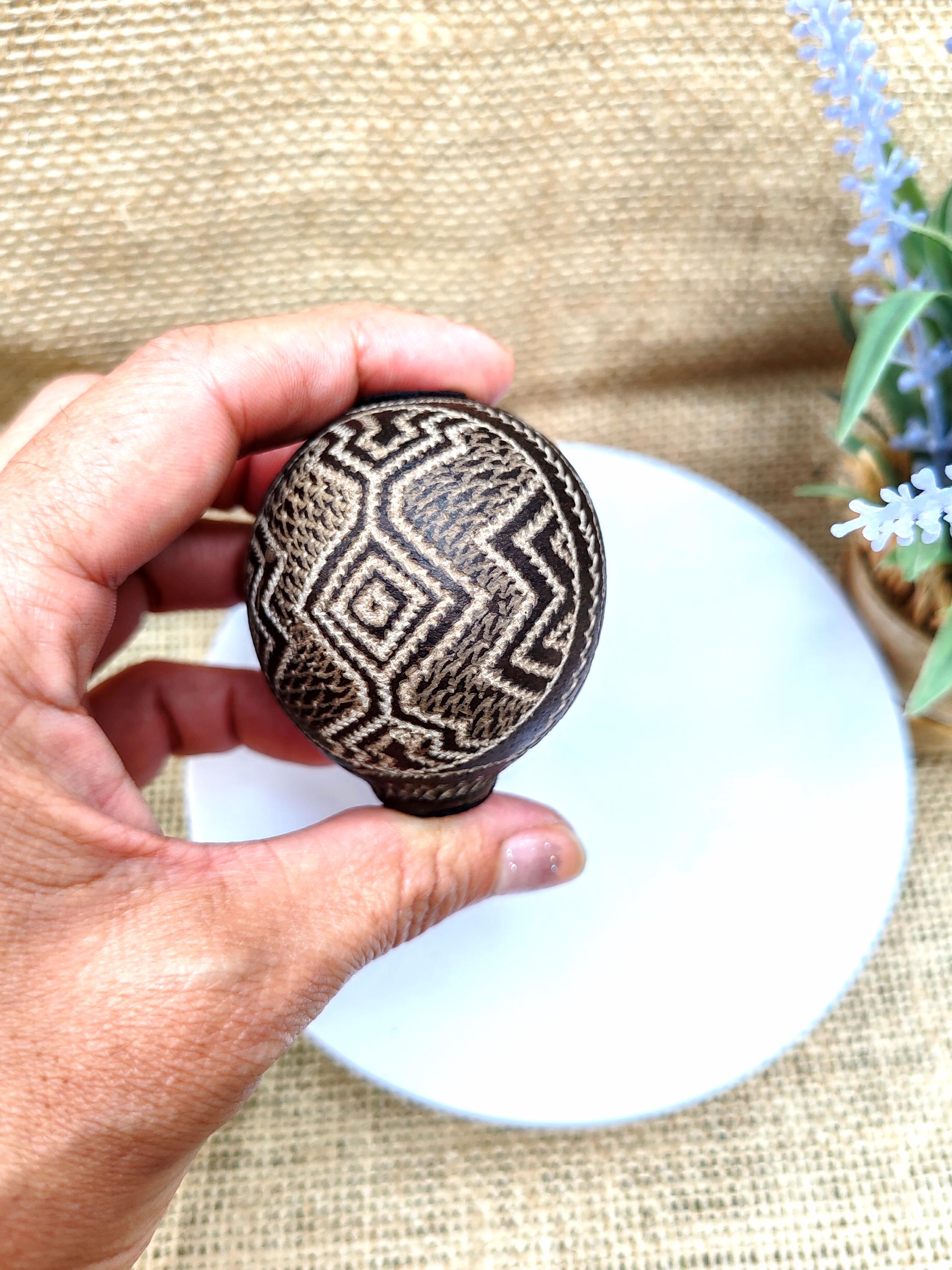 Amazonian Rattle Maraca, Authentic Shipibo Chakapa - Shaman's Tool, Spiritual Cleansing ...