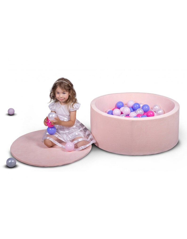 150200 Balls included Multi Color Balls Great quality Diameter 39/'/' Light Pink Ball Pit | Handmade ball pool 100 cm