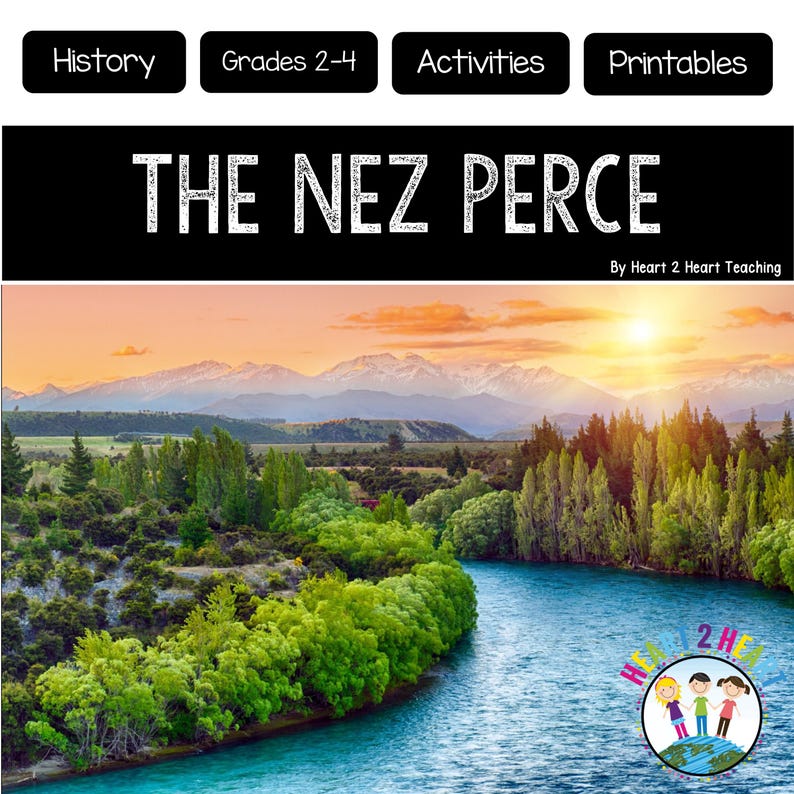Follow We R Native Nez Perce Unit Study, Native American Homeschool History Passages and ...