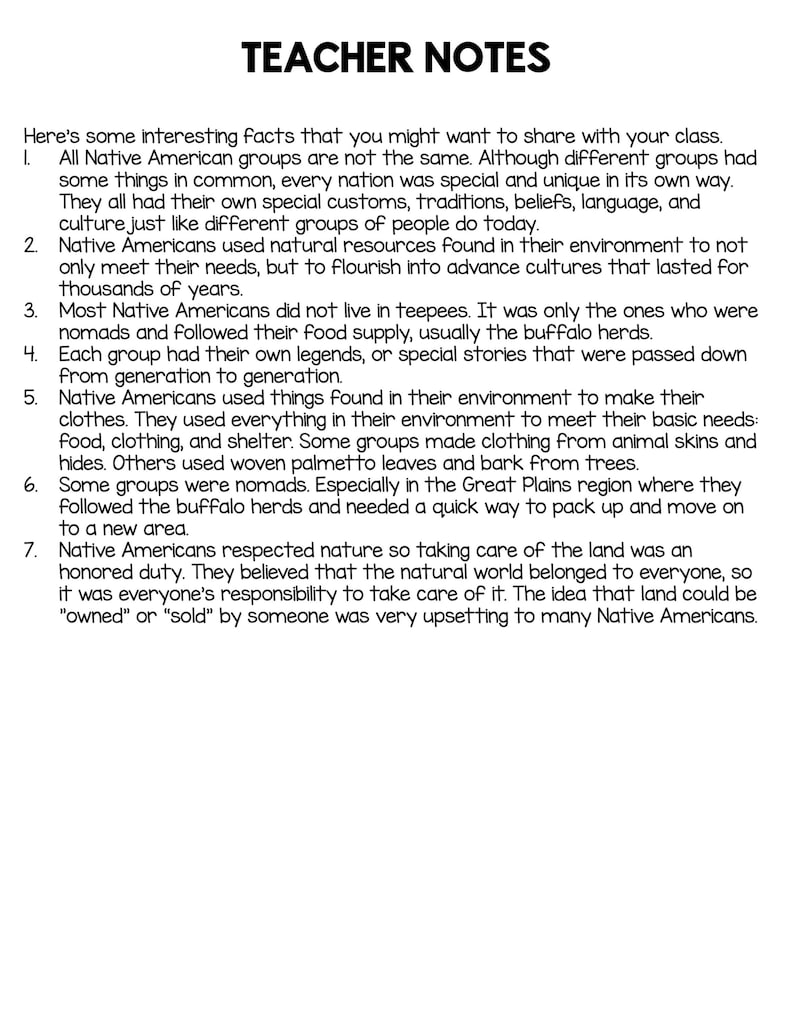 Follow We R Native Nez Perce Unit Study, Native American Homeschool History Passages and ...