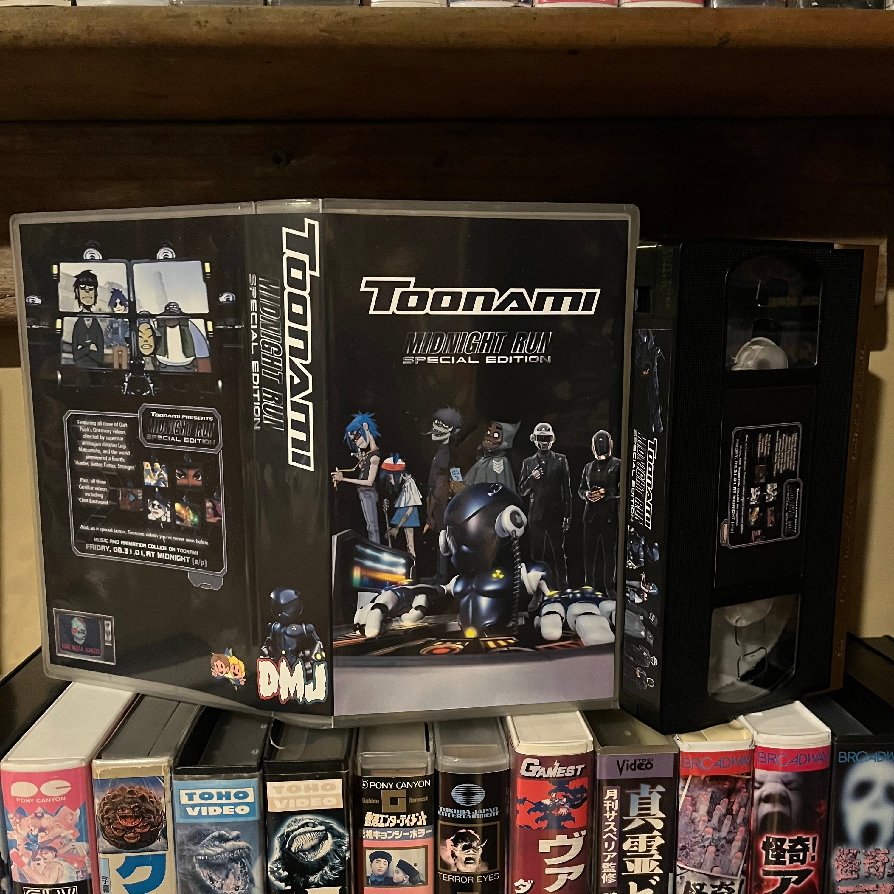 Toonami Midnight Run Special Edition Custom VHS - Etsy
