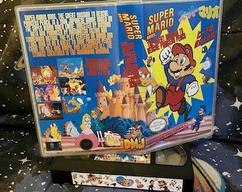 Super Mario Bros 1986 Anime Custom VHS