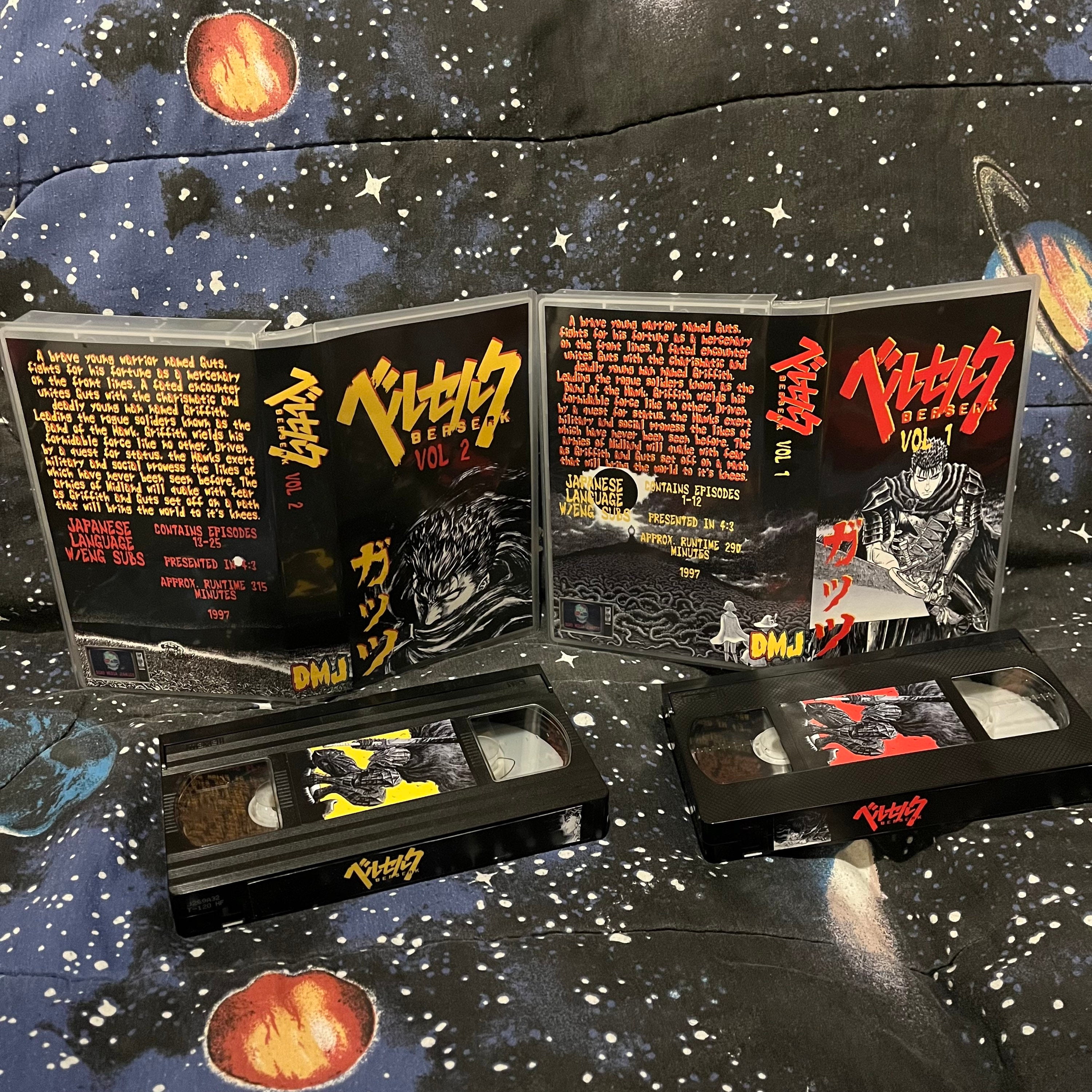 Berserk 1997 COMPLETE Series on 2x Custom VHS's – SloppySecondSales – Home  of Cinema Dream Network