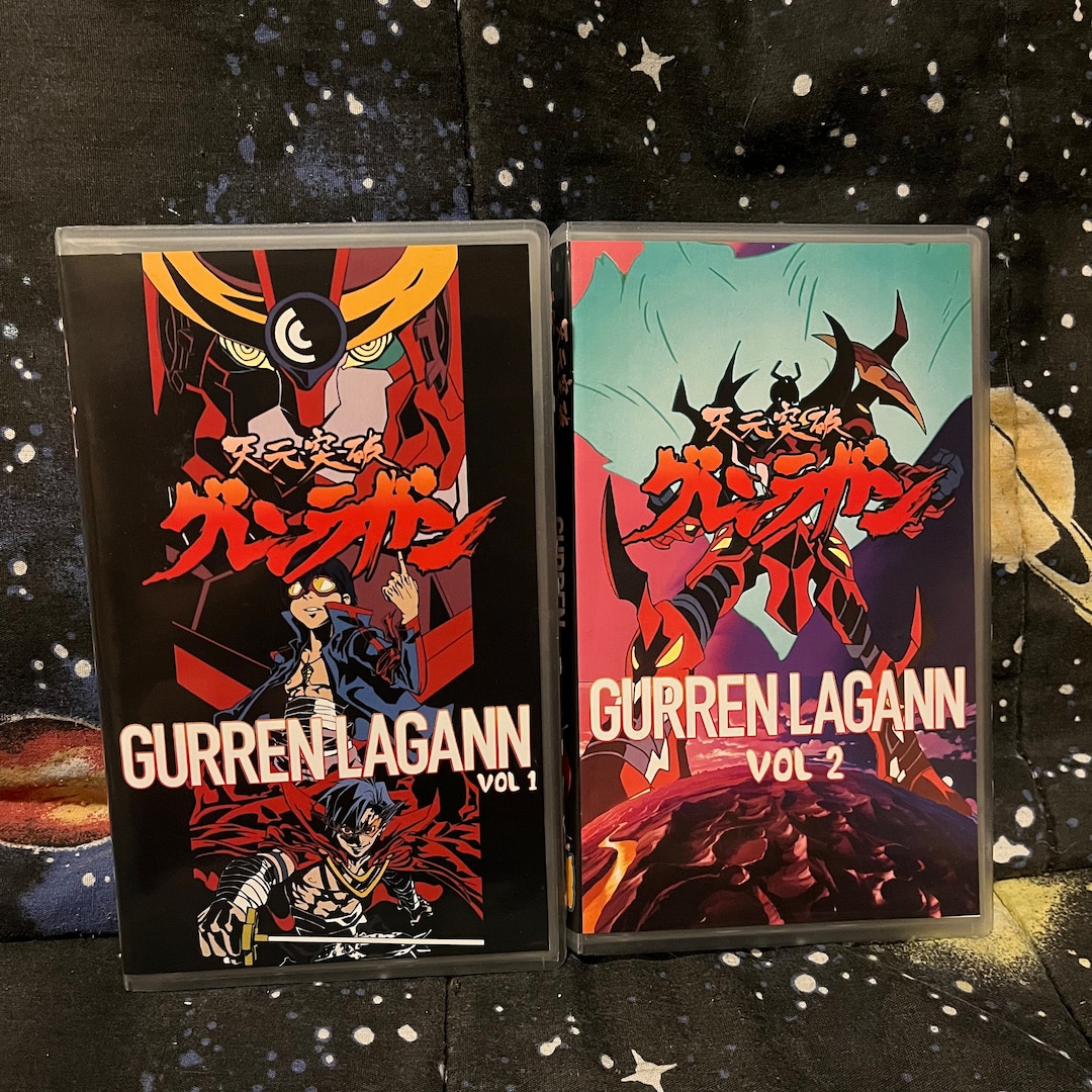 Gurren Lagann Complete Series Custom VHS English Dub Etsy