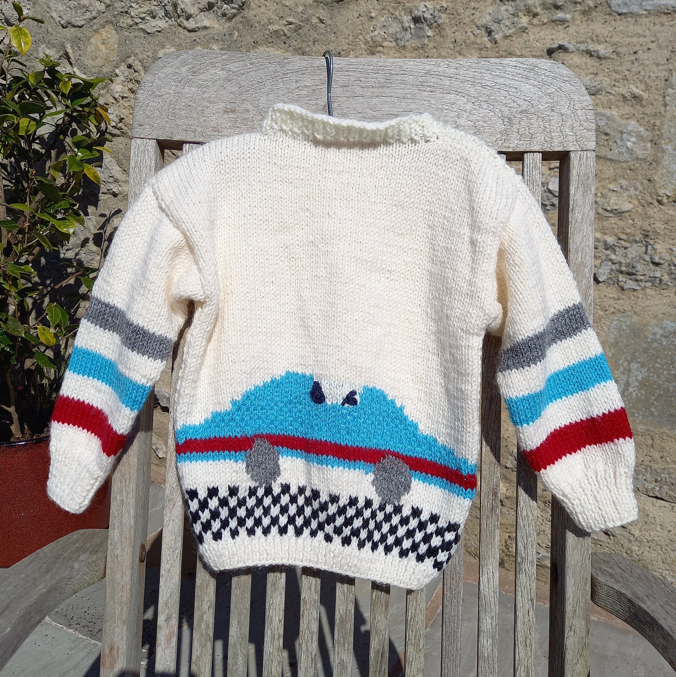 Childs Jumper With Police Car Motif Age 4-5 Years - Etsy UK