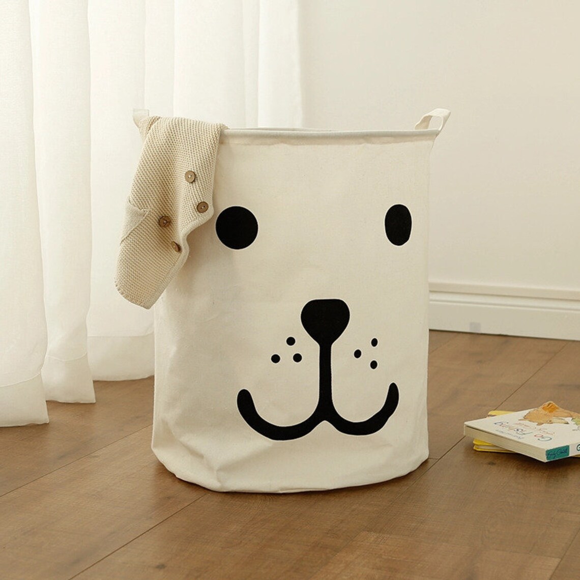 Cute Animal Face Laundry Basket Laundry Basket Laundry Hamper Etsy