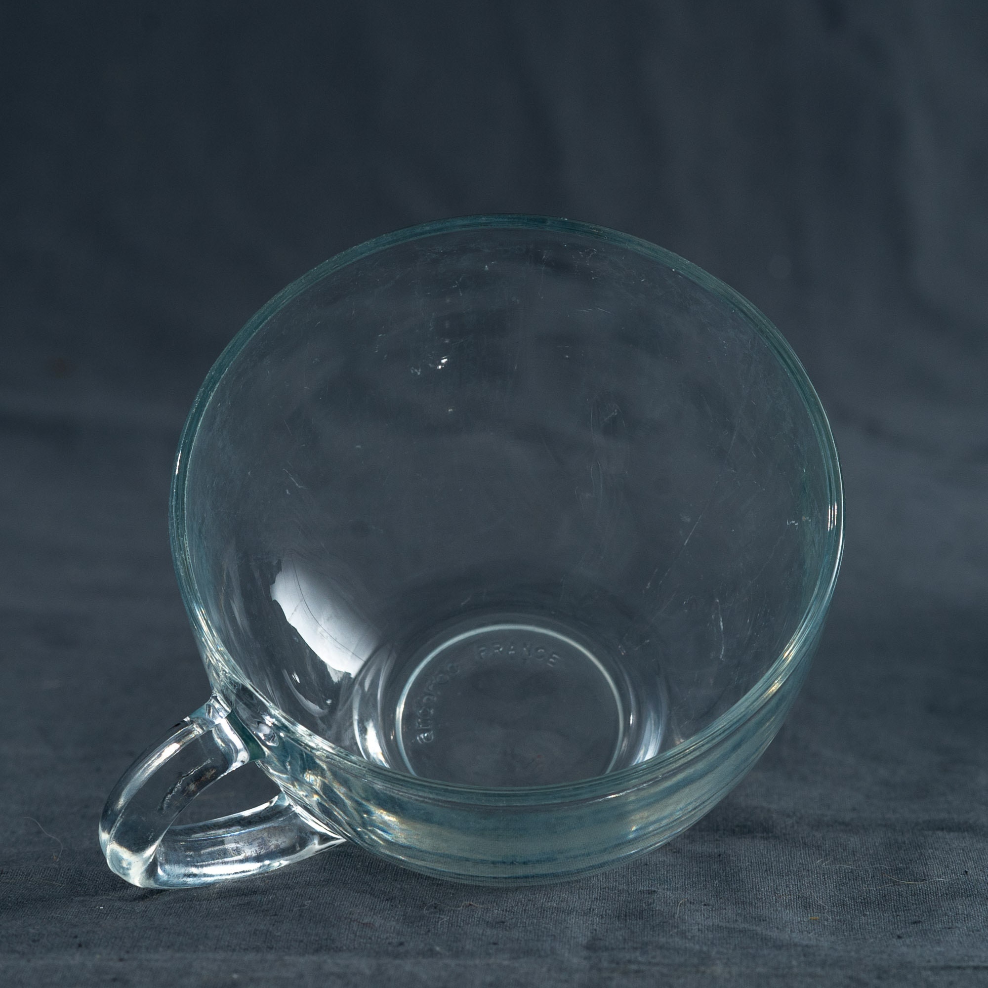 Arcoroc of France Clear Glass Tea or Coffee Cups with Saucers Etsy