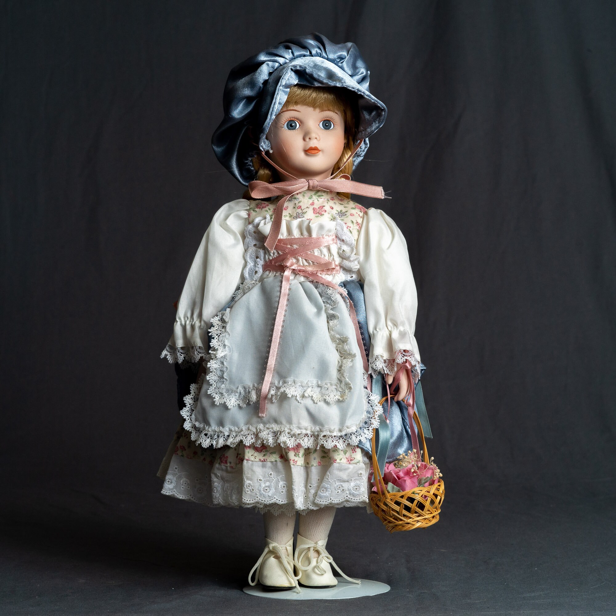 Adorable Porcelain Doll in Spring Dress with Etsy