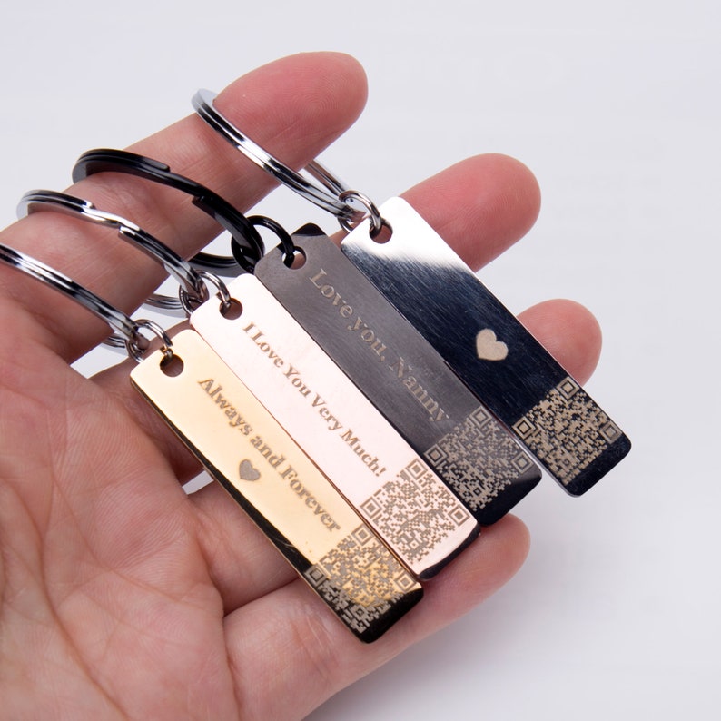 Personalized Apple Music QR Code Keychain Spotify QR Code Etsy