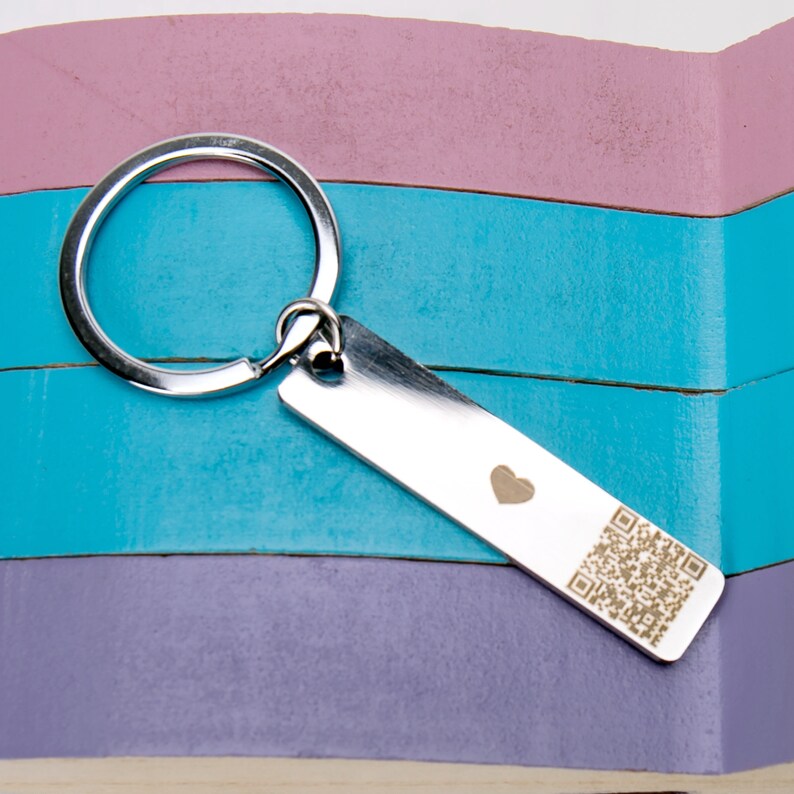 Personalized Apple Music QR Code Keychain Spotify QR Code Etsy