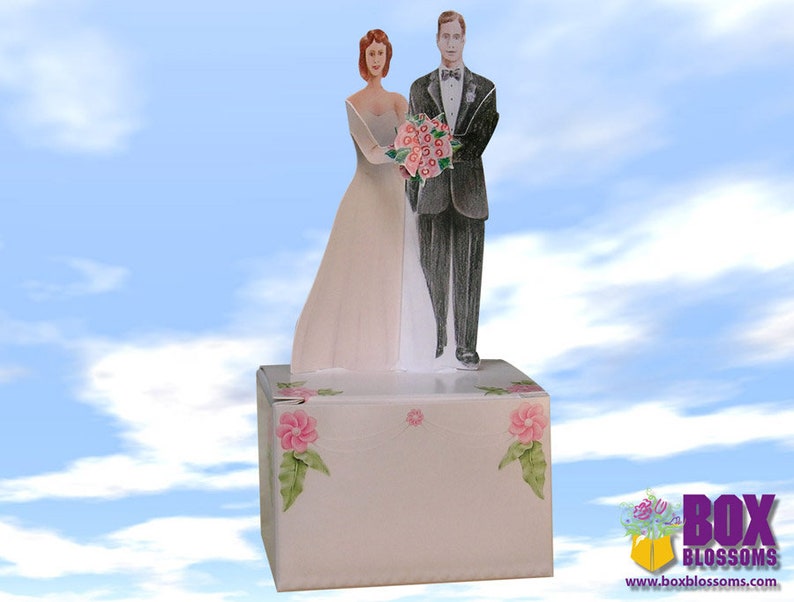 3D gift box Box Blossom small 12 Pack Wedding Gift Box