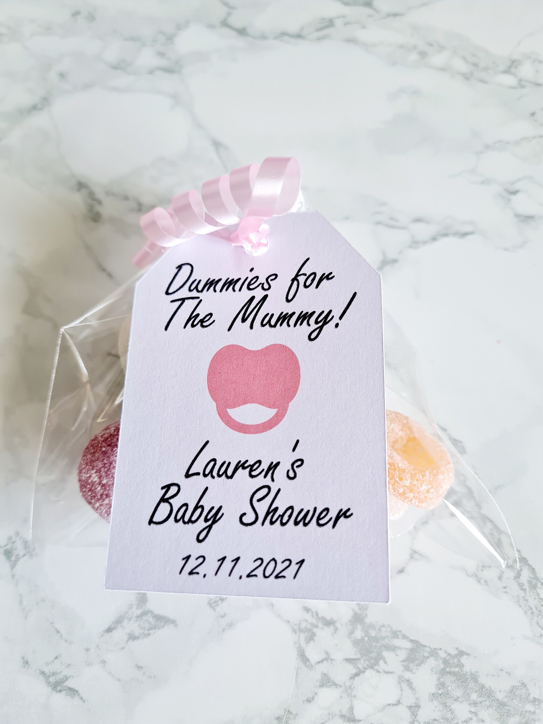 Baby Shower Sweet Favours Dummies for the Mummy Etsy.de