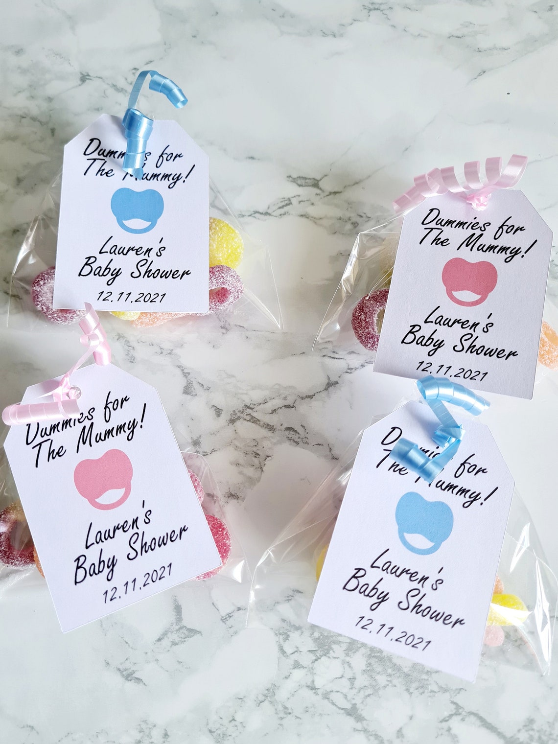Baby Shower Sweet Favours Dummies for the Mummy Etsy.de