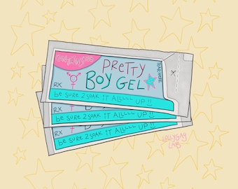 Pretty Boy Juice Gel Print