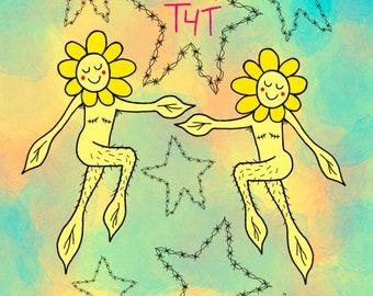 T4T Daisy Dudes Print