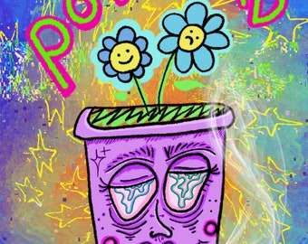 Pot Head Print