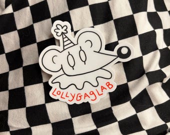 Clown Rat Sticker