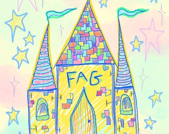 F@G LAND Castle Print