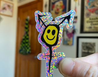 Transgender Glitter Sticker