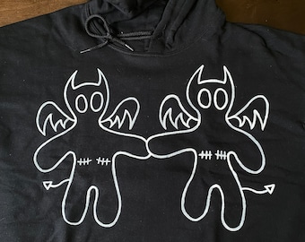 Hand Painted Demon BB Hoodies