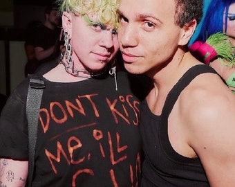 Custom Phrase Bleach Shirt