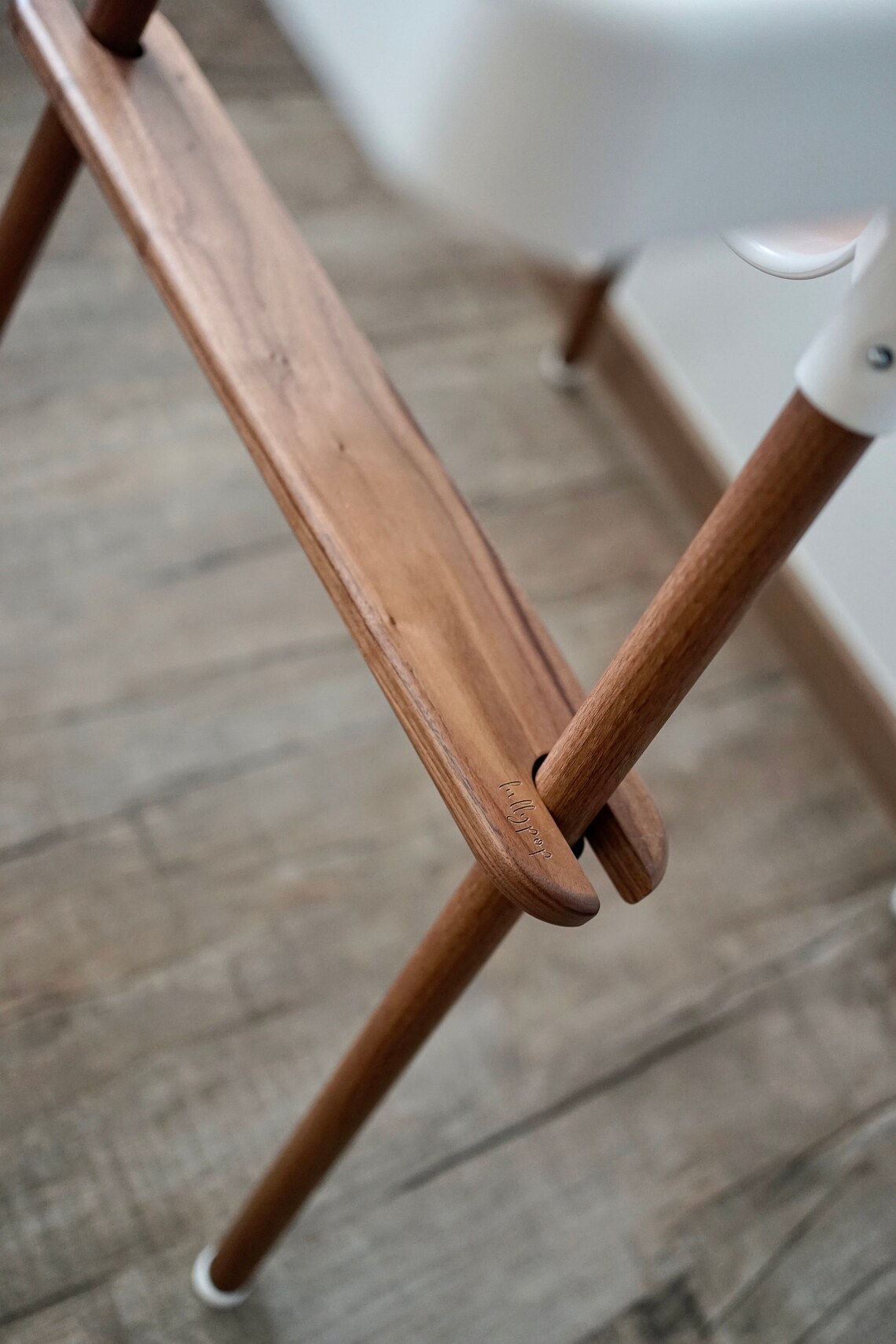 Adjustable IKEA High Chair Footrest walnut Wood Etsy Canada