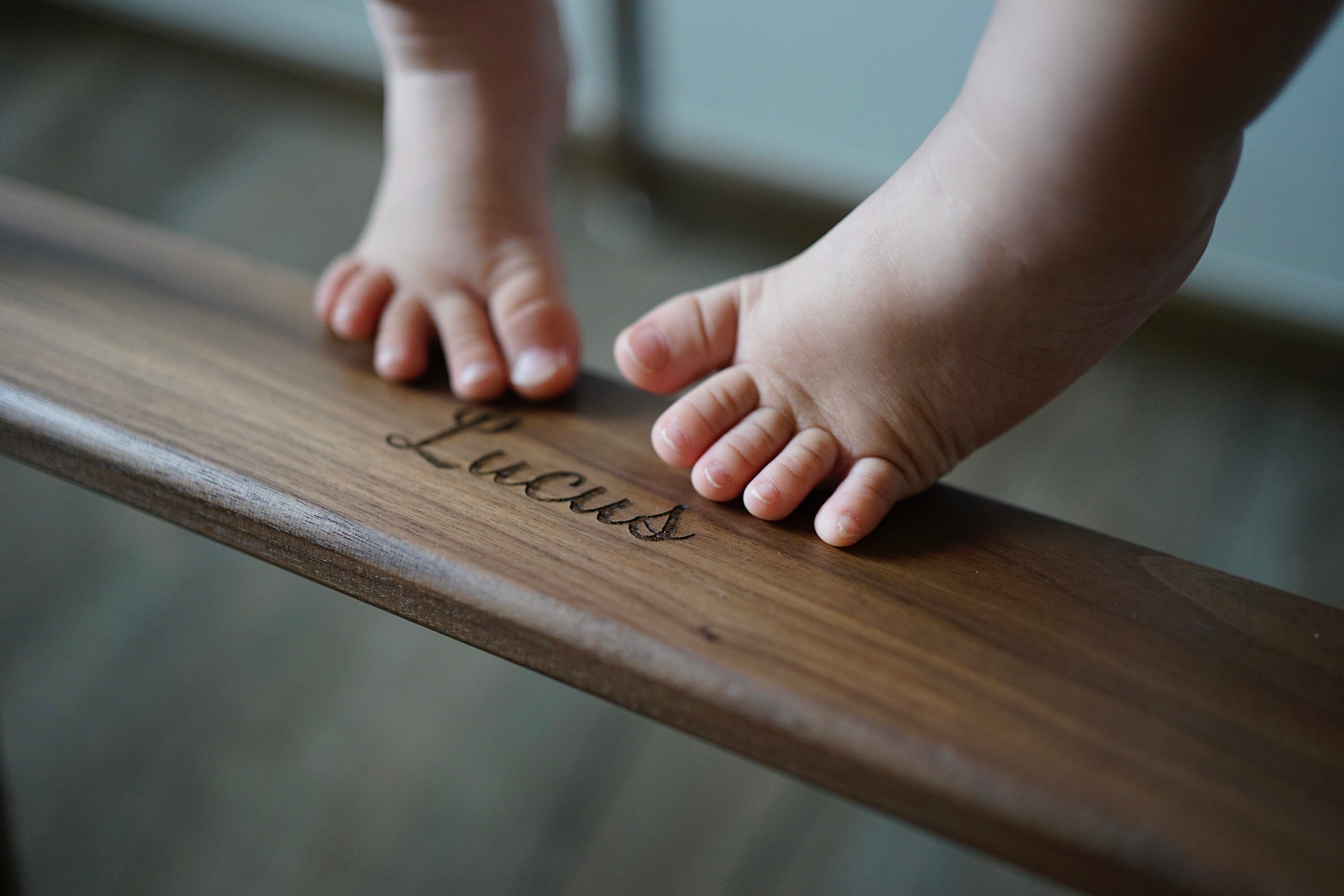 Adjustable IKEA High Chair Footrest walnut Wood Etsy Canada