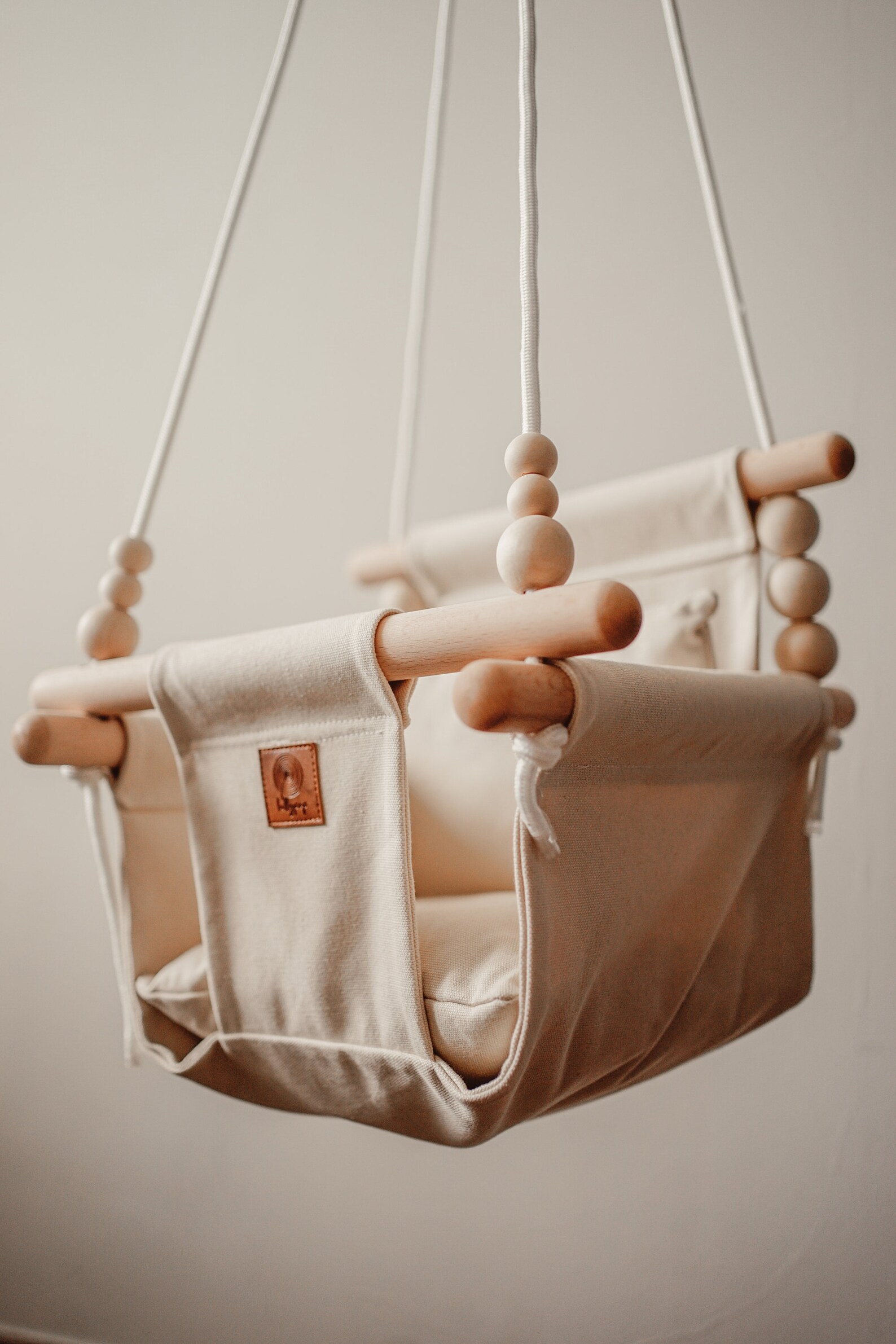 Baby Swing Indoor Canvas Playroom Swing Baby Shower Gift Etsy