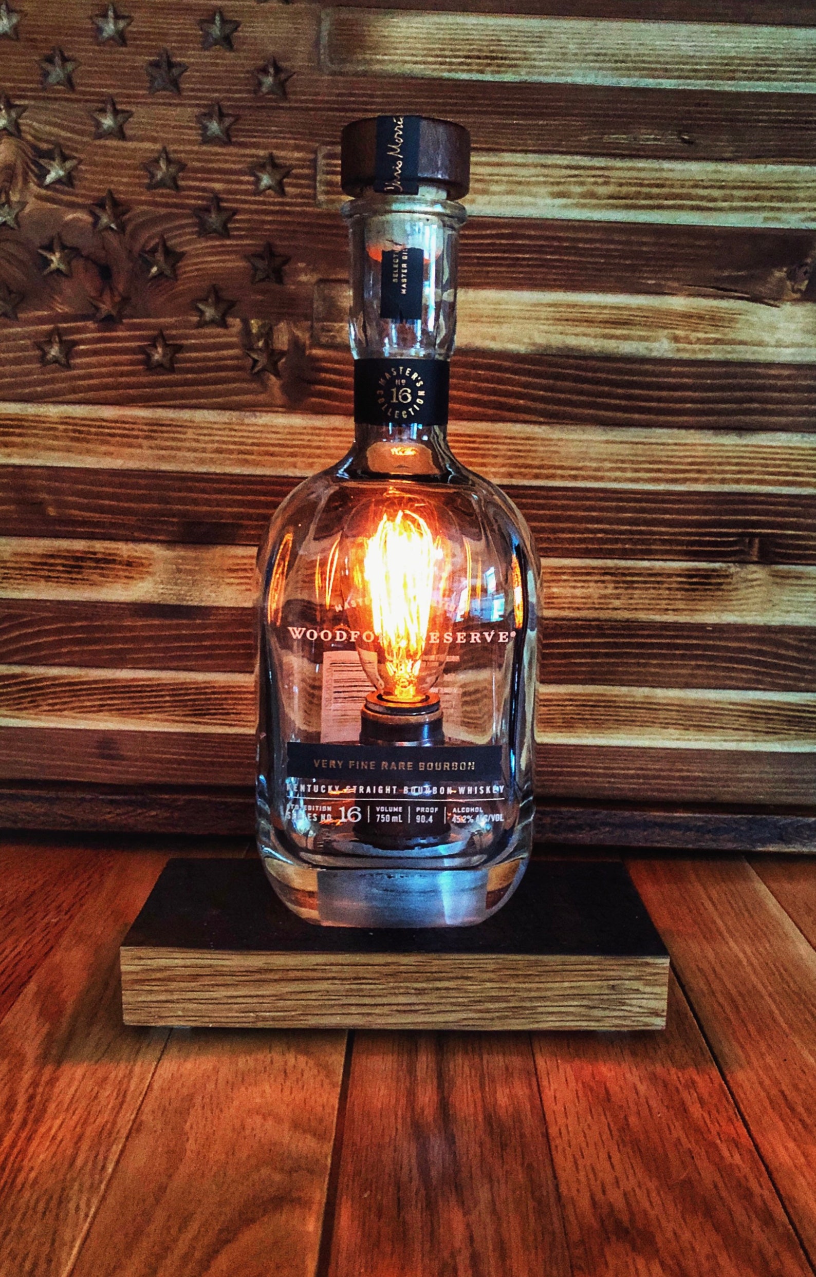 Bourbon Bottle Lamps 3 Etsy