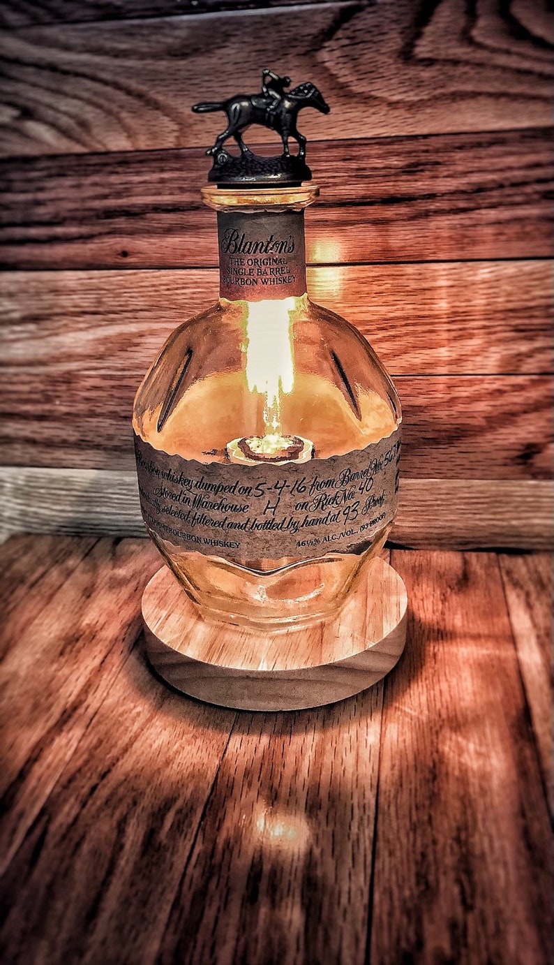 Bourbon Bottle Lamps Etsy