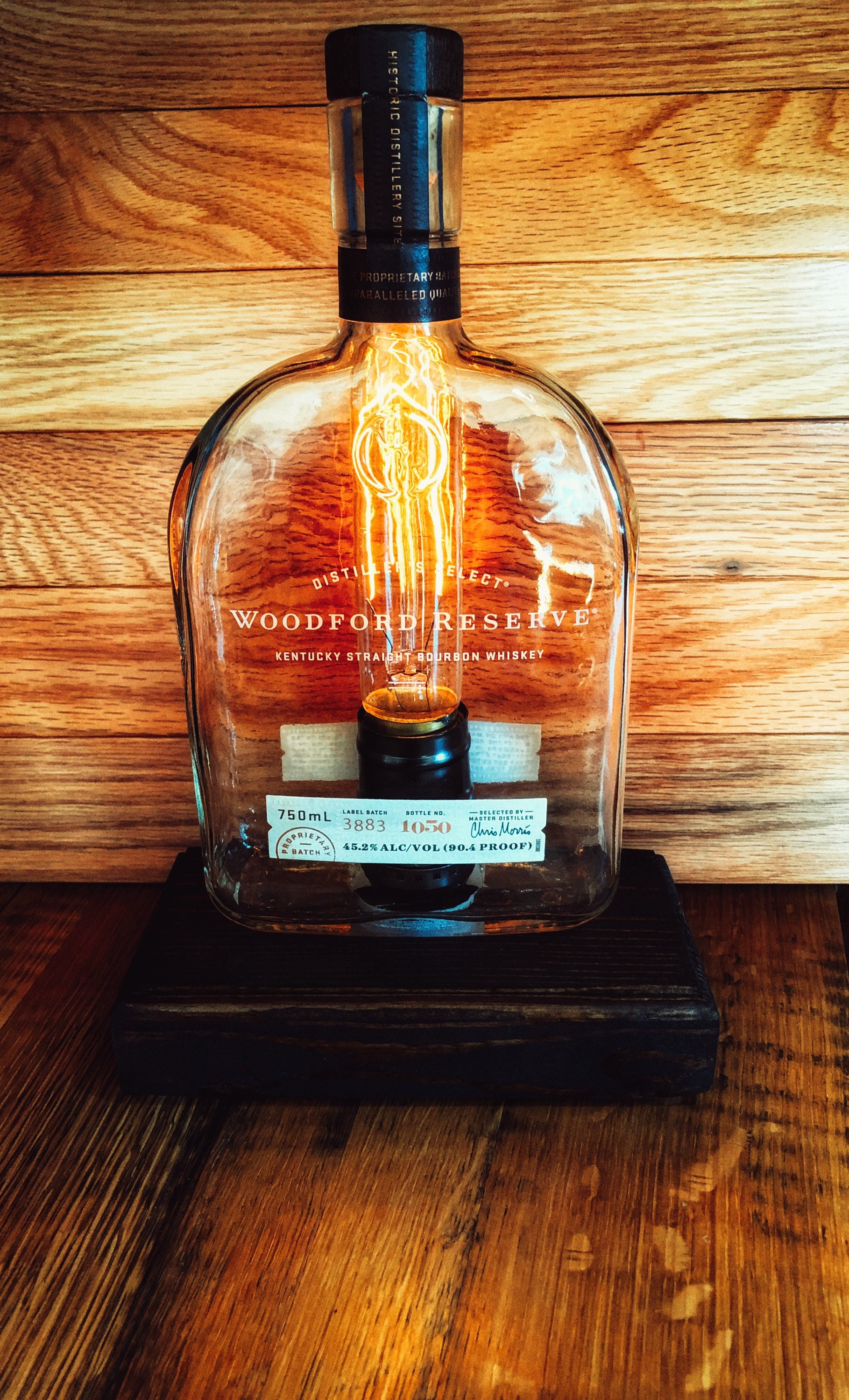 Bourbon Bottle Lamps 3 Etsy