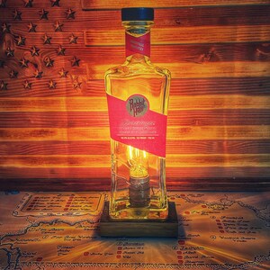 Bourbon Bottle Lamps Rabbit Hole