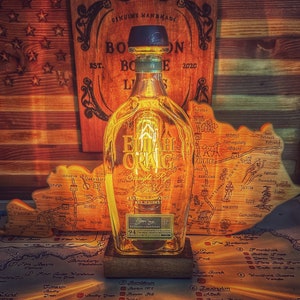 Bourbon Bottle Lamps Elijah Craig Rye