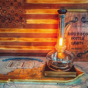 Bourbon Barrel Base Lamps