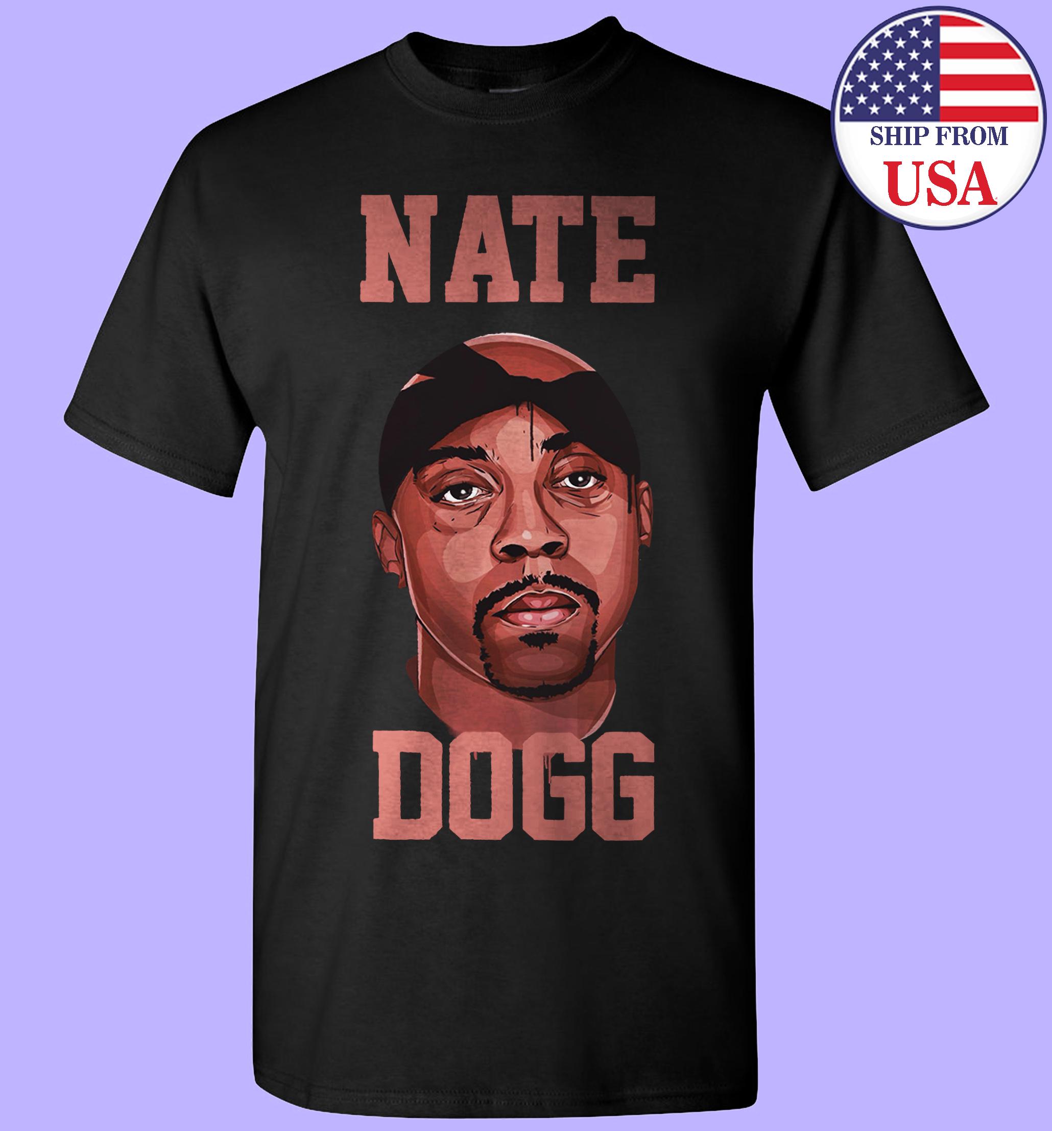 T-shirt Nate Dogg King Of Hooks - Taille S à 5XL - Coton 100% - Personnalisable - Neuf Avec étiquettes - Unisexe