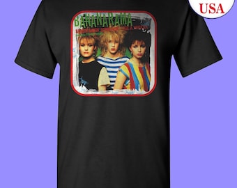 Bananarama Band Tee | Retro 80s Pop Group Graphic T-shirt - Etsy
