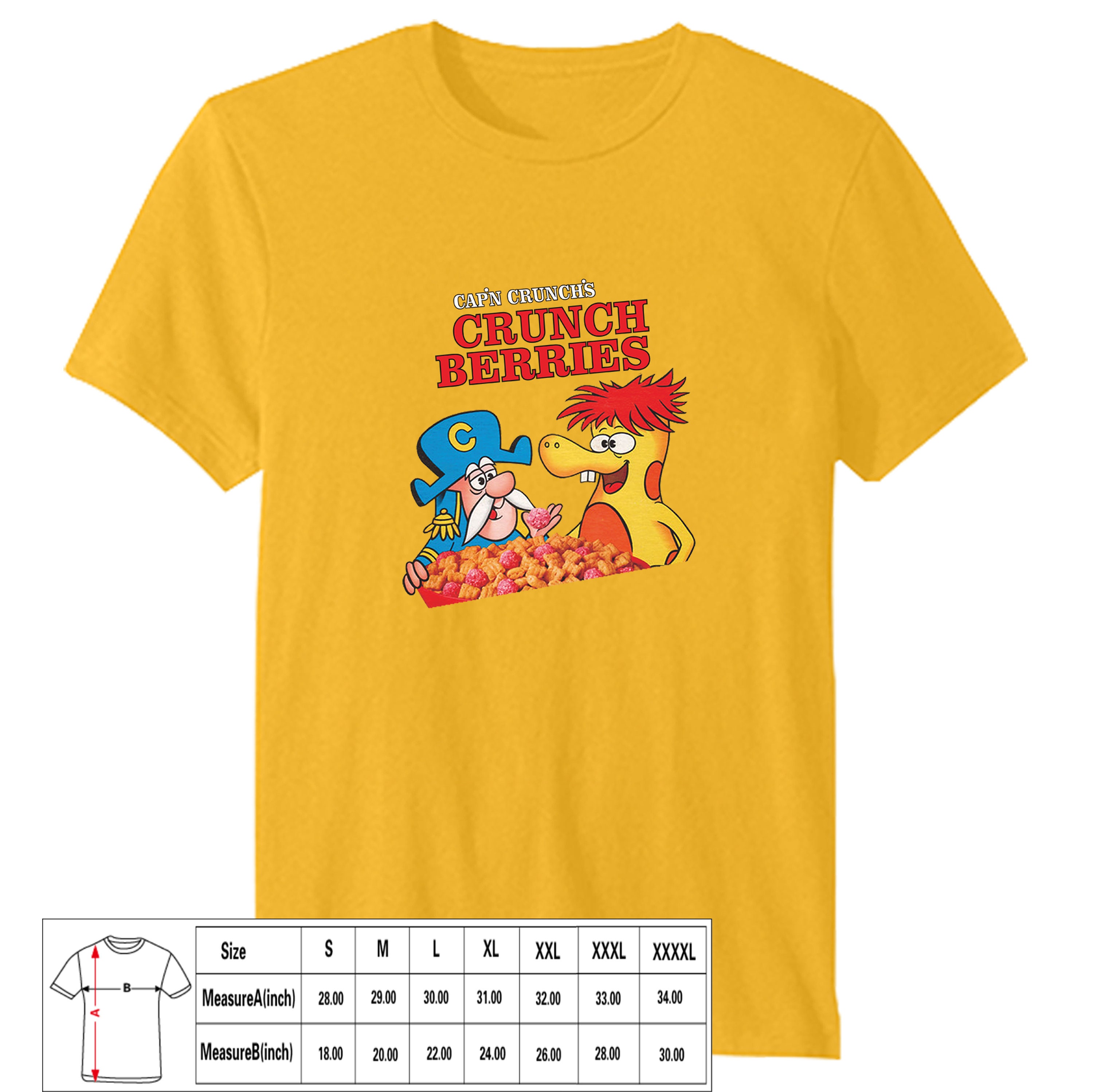 Cap N Crunch Berries New Gildan T-shirt 