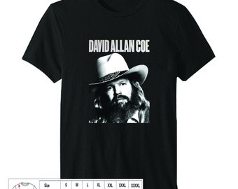 David Allan Coe - Call Me By My Name Gildan T-Shirt USA Size