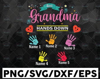 Download Best Grandma Svg Etsy