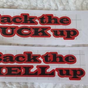Bumper Sticker Decal