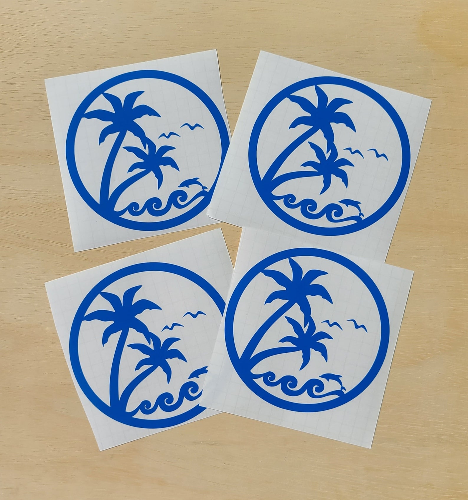 Beach Scene Back Window Vinyl Decal Etsy Ireland