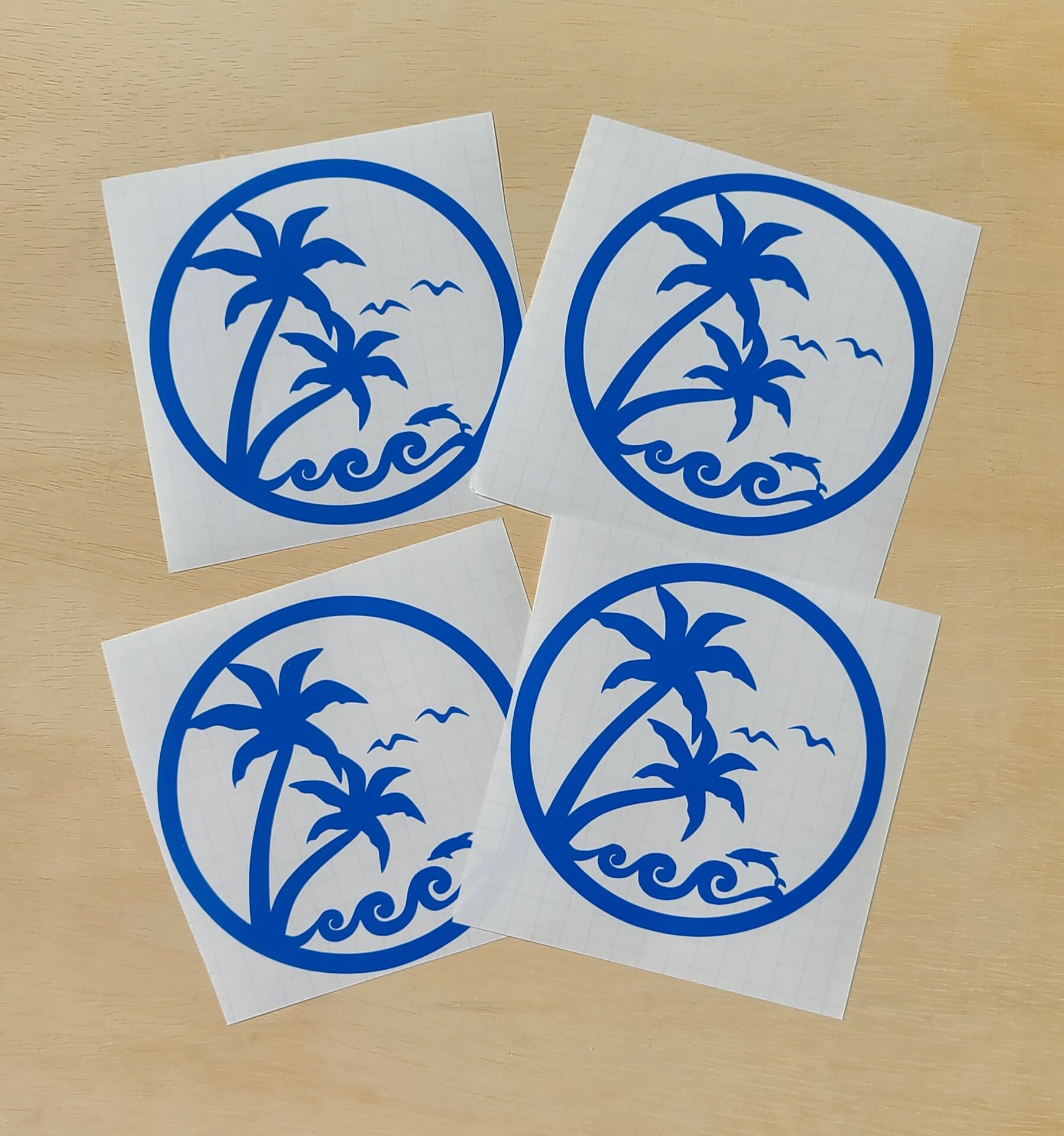 Beach Scene Back Window Vinyl Decal Etsy Ireland