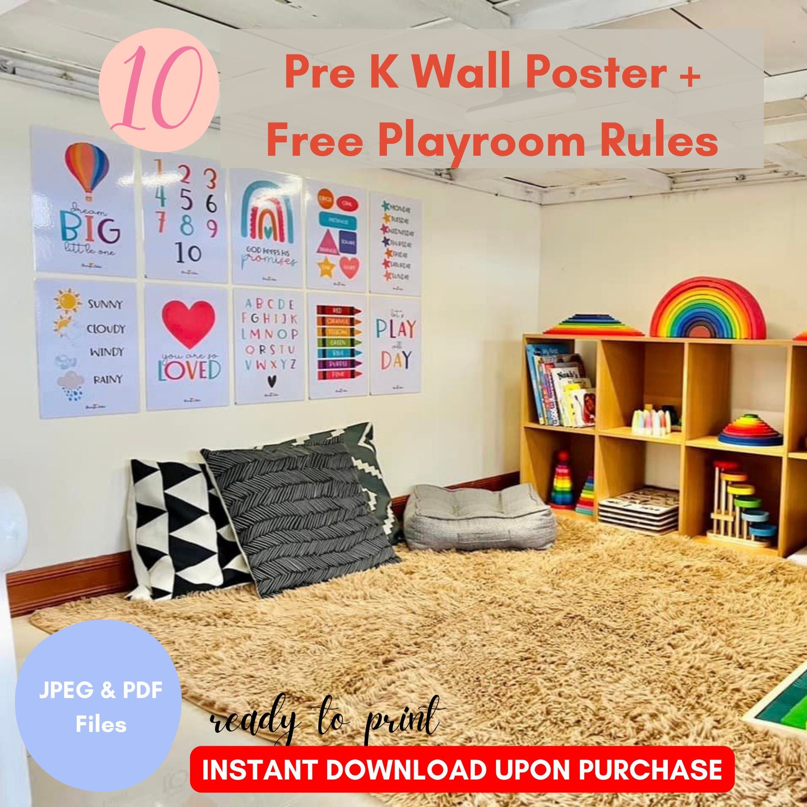 Educational Prints Preschool Wall Posters Classroom Decor - Etsy