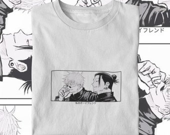 T-SHIRT ANIMÉ | 100% coton | Vêtements streetwear anime | UNISEXE | Produits dérivés fabriqués par des fans | ami ennemi