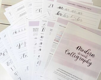 Comprehensive Brush Calligraphy Workbook [Digital]